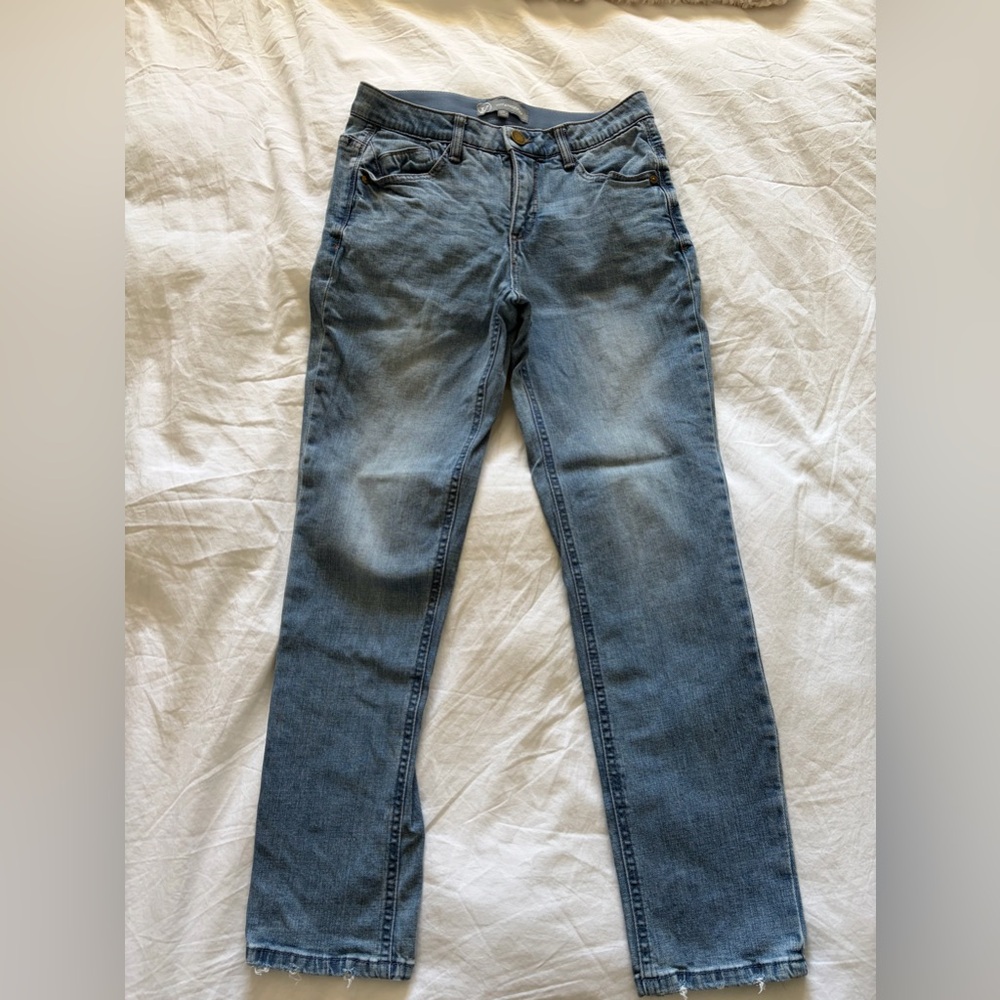 Wit & Wisdom Light Blue Women’s Gemma Mid-Rise Girlfriend Petite Jeans
